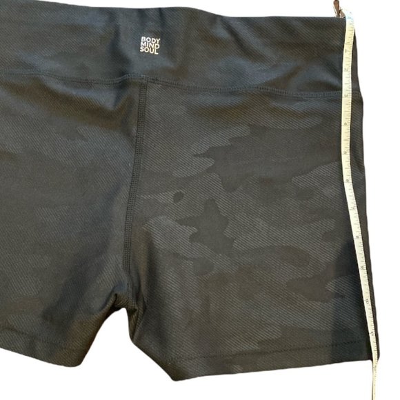 NEW (M) AQUA LA VIE EN ROSE 🇨🇦 NEW Workout Shorts Black Sz M Moisture Wicking - Picture 5 of 8